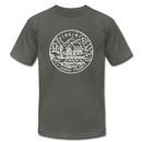 Virginia T-Shirt - State Design Unisex Virginia T Shirt - asphalt