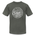 Virginia T-Shirt - State Design Unisex Virginia T Shirt - asphalt