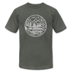 Virginia T-Shirt - State Design Unisex Virginia T Shirt - asphalt