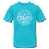 Virginia T-Shirt - State Design Unisex Virginia T Shirt - turquoise