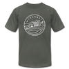 Wisconsin T-Shirt - State Design Unisex Wisconsin T Shirt - asphalt