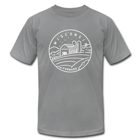 Wisconsin T-Shirt - State Design Unisex Wisconsin T Shirt - slate
