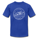 Wisconsin T-Shirt - State Design Unisex Wisconsin T Shirt - royal blue