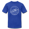 Wisconsin T-Shirt - State Design Unisex Wisconsin T Shirt - royal blue