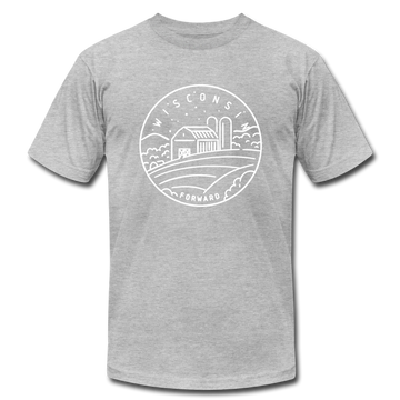 Wisconsin T-Shirt - State Design Unisex Wisconsin T Shirt - heather gray