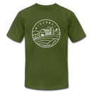 Wisconsin T-Shirt - State Design Unisex Wisconsin T Shirt - olive