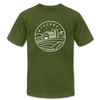 Wisconsin T-Shirt - State Design Unisex Wisconsin T Shirt - olive