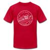Wisconsin T-Shirt - State Design Unisex Wisconsin T Shirt - red