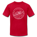 Wisconsin T-Shirt - State Design Unisex Wisconsin T Shirt - red
