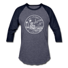 California Baseball T-Shirt - Retro Mountain Unisex California Raglan T Shirt