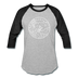 Arkansas Baseball T-Shirt - Retro Mountain Unisex Arkansas Raglan T Shirt - heather gray/black