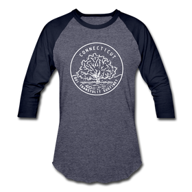 Connecticut Baseball T-Shirt - Retro Mountain Unisex Connecticut Raglan T Shirt