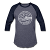 New Jersey Baseball T-Shirt - Retro Mountain Unisex New Jersey Raglan T Shirt