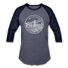 Michigan Baseball T-Shirt - Retro Mountain Unisex Michigan Raglan T Shirt