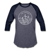 Oklahoma Baseball T-Shirt - Retro Mountain Unisex Oklahoma Raglan T Shirt
