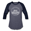 Washington Baseball T-Shirt - Retro Mountain Unisex Washington Raglan T Shirt