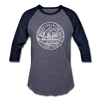Virginia Baseball T-Shirt - Retro Mountain Unisex Virginia Raglan T Shirt