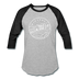 Wisconsin Baseball T-Shirt - Retro Mountain Unisex Wisconsin Raglan T Shirt - heather gray/black
