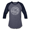 Tennessee Baseball T-Shirt - Retro Mountain Unisex Tennessee Raglan T Shirt