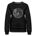 Arkansas Women's Sweatshirt - Retro Mountain Women's Arkansas Crewneck Sweatshirt - black