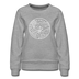 Arkansas Women's Sweatshirt - Retro Mountain Women's Arkansas Crewneck Sweatshirt - heather gray