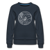 Arkansas Women's Sweatshirt - Retro Mountain Women's Arkansas Crewneck Sweatshirt - navy