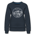 Colorado Women's Sweatshirt - Retro Mountain Women's Colorado Crewneck Sweatshirt - navy