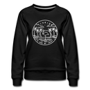 Florida Women's Sweatshirt - Retro Mountain Women's Florida Crewneck Sweatshirt - black