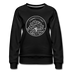 Connecticut Women's Sweatshirt - Retro Mountain Women's Connecticut Crewneck Sweatshirt - black