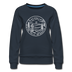 Georgia Women's Sweatshirt - Retro Mountain Women's Georgia Crewneck Sweatshirt - navy