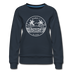Hawaii Women's Sweatshirt - Retro Mountain Women's Hawaii Crewneck Sweatshirt - navy