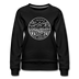 Idaho Women's Sweatshirt - Retro Mountain Women's Idaho Crewneck Sweatshirt - black