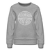 Delaware Women's Sweatshirt - Retro Mountain Women's Delaware Crewneck Sweatshirt - heather gray