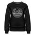 Iowa Women's Sweatshirt - Retro Mountain Women's Iowa Crewneck Sweatshirt - black