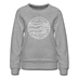 Indiana Women's Sweatshirt - Retro Mountain Women's Indiana Crewneck Sweatshirt - heather gray