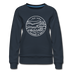 Indiana Women's Sweatshirt - Retro Mountain Women's Indiana Crewneck Sweatshirt - navy