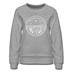 Minnesota Women's Sweatshirt - Retro Mountain Women's Minnesota Crewneck Sweatshirt - heather gray