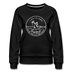 Louisiana Women's Sweatshirt - Retro Mountain Women's Louisiana Crewneck Sweatshirt - black