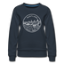 Maryland Women's Sweatshirt - Retro Mountain Women's Maryland Crewneck Sweatshirt - navy