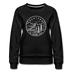 Montana Women's Sweatshirt - Retro Mountain Women's Montana Crewneck Sweatshirt - black