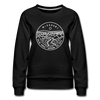 Missouri Women's Sweatshirt - Retro Mountain Women's Missouri Crewneck Sweatshirt - black