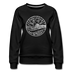 New Jersey Women's Sweatshirt - Retro Mountain Women's New Jersey Crewneck Sweatshirt - black