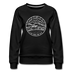 New Hampshire Women's Sweatshirt - Retro Mountain Women's New Hampshire Crewneck Sweatshirt - black