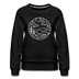North Carolina Women's Sweatshirt - Retro Mountain Women's North Carolina Crewneck Sweatshirt - black