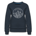 Oklahoma Women's Sweatshirt - Retro Mountain Women's Oklahoma Crewneck Sweatshirt - navy
