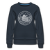 Rhode Island Women's Sweatshirt - Retro Mountain Women's Rhode Island Crewneck Sweatshirt - navy