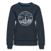 New York Women's Sweatshirt - Retro Mountain Women's New York Crewneck Sweatshirt - navy