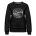 Oregon Women's Sweatshirt - Retro Mountain Women's Oregon Crewneck Sweatshirt - black