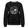 South Carolina Women's Sweatshirt - Retro Mountain Women's South Carolina Crewneck Sweatshirt - black