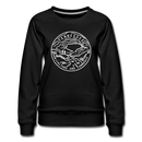 Tennessee Women's Sweatshirt - Retro Mountain Women's Tennessee Crewneck Sweatshirt - black